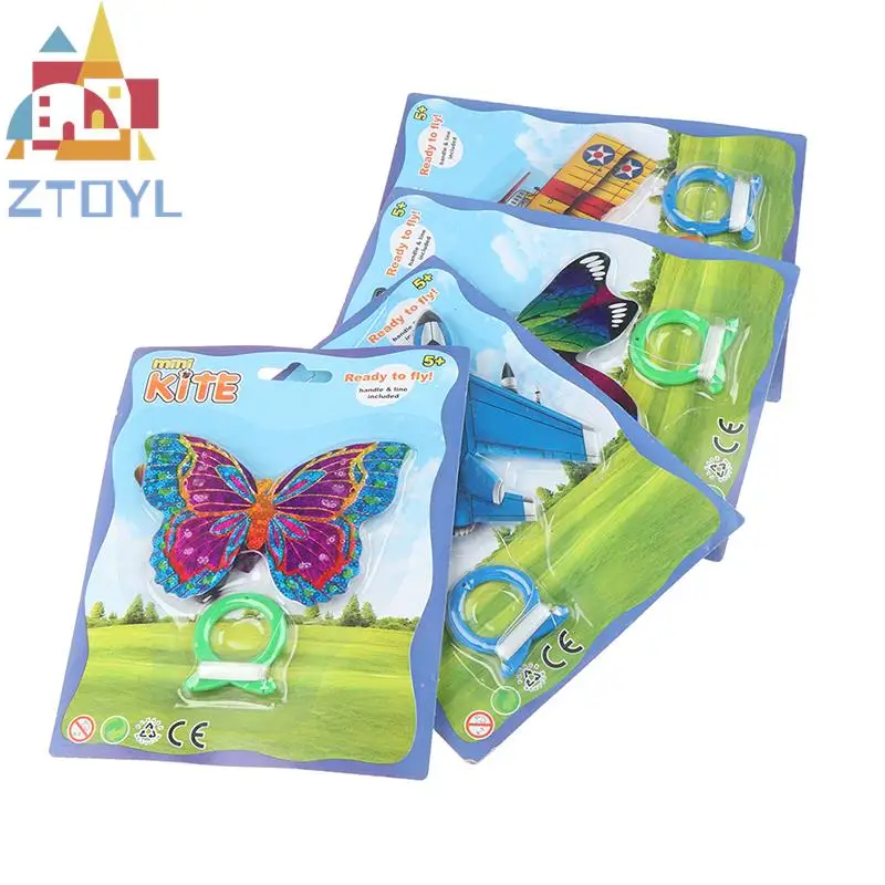 

Colorful Pocket Kite Outdoor Fun Sports Kite Flying Easy Flyer Kite Toy For Kids