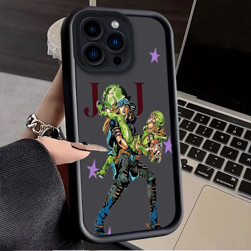 Фото Яркий силиконовый чехол J-JoJo's Bizarre Adventure Vibrant Gyro Zeppeli для iPhone 17 Air 16 E 15 14 Plus 13 12 Mini 11 Pro Max №5