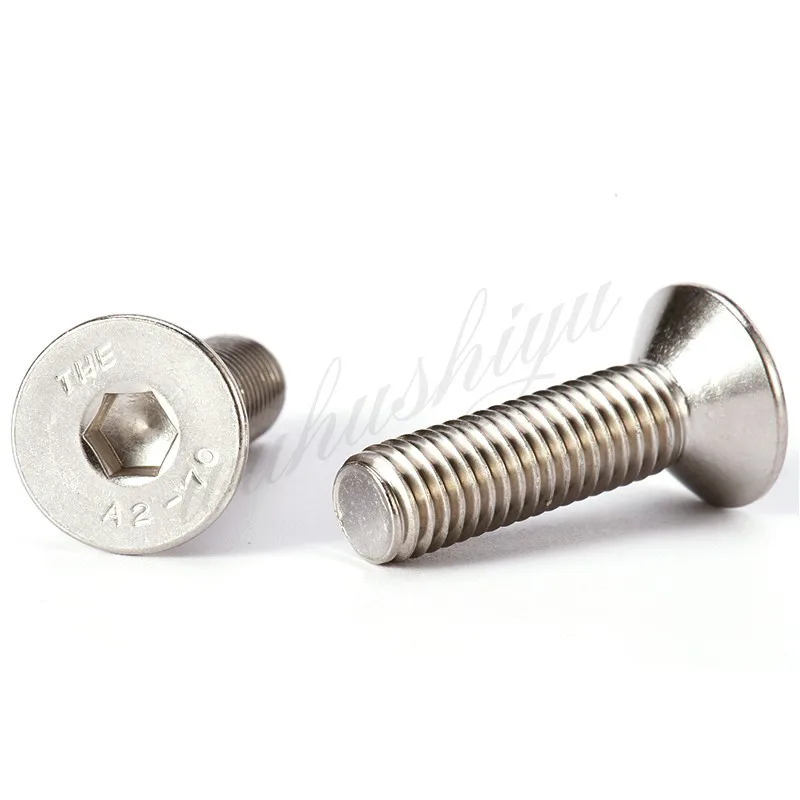 WHOOPEE Нержавеющие винты с шестигранной головкой  M1.6 M2 M2.5 M3 M4 M5 M6 M8