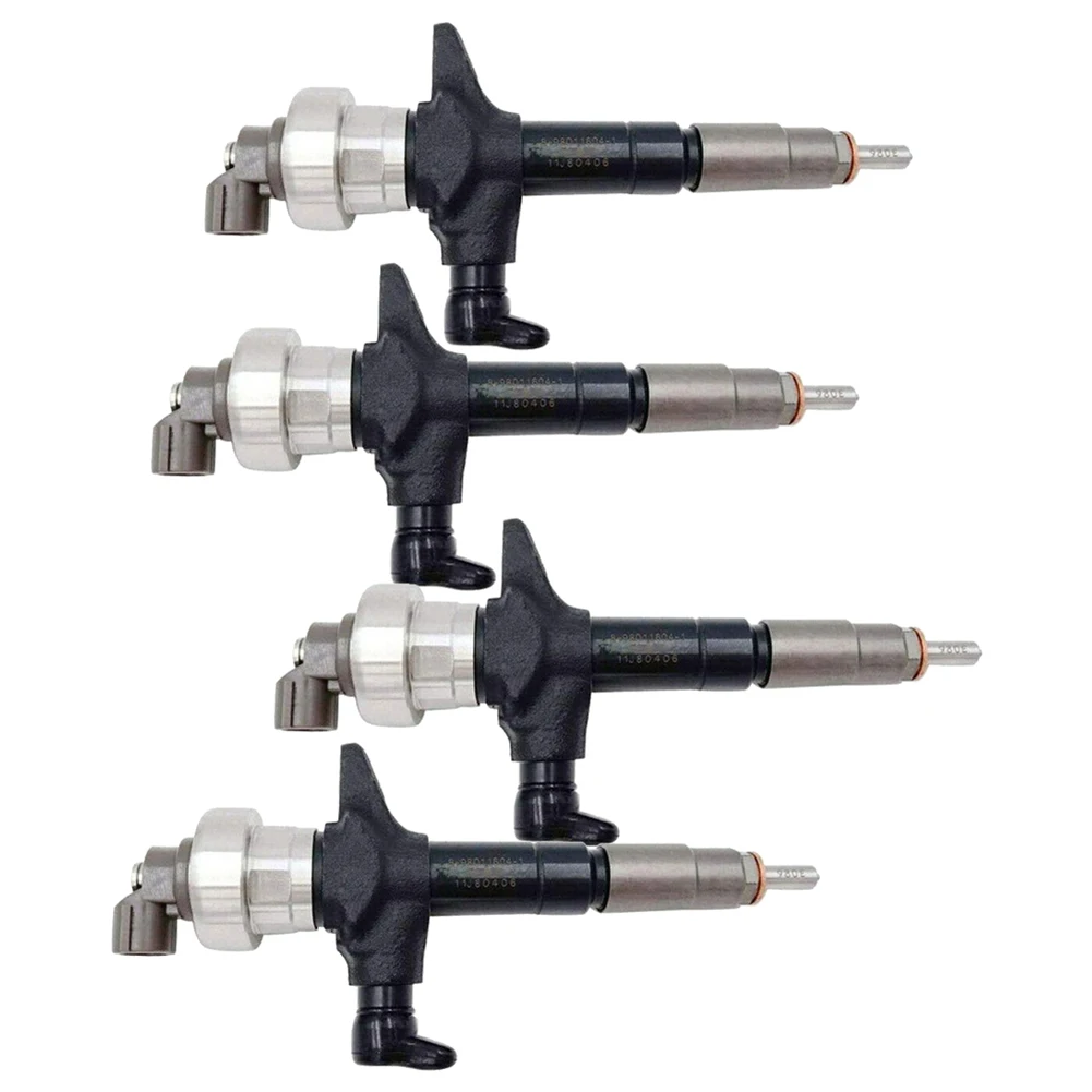 

4PCS New Diesel Common Rail Injector 8-98011604-5 / 095000-6980 for Denso Isuzu Holden 3.0L 4JJ1 Engine