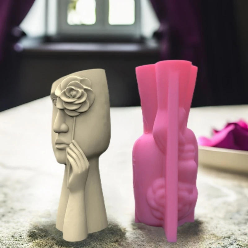 Силиконовая форма для изготовления цветочных горшков