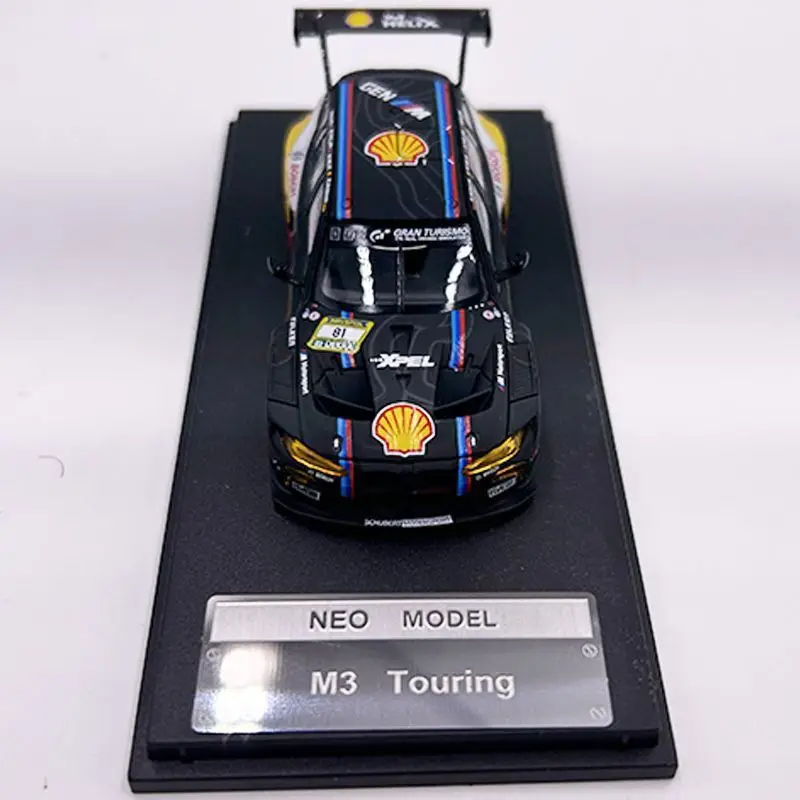 Фото Модель автомобиля NEO M3T Shell 1 Racing Paint, масштаб 1/64, литая, из сплава, M3 Touring GT3 Trolley Gt Motorsport, 1:64, коллекционная игрушка, подарок для детей №3