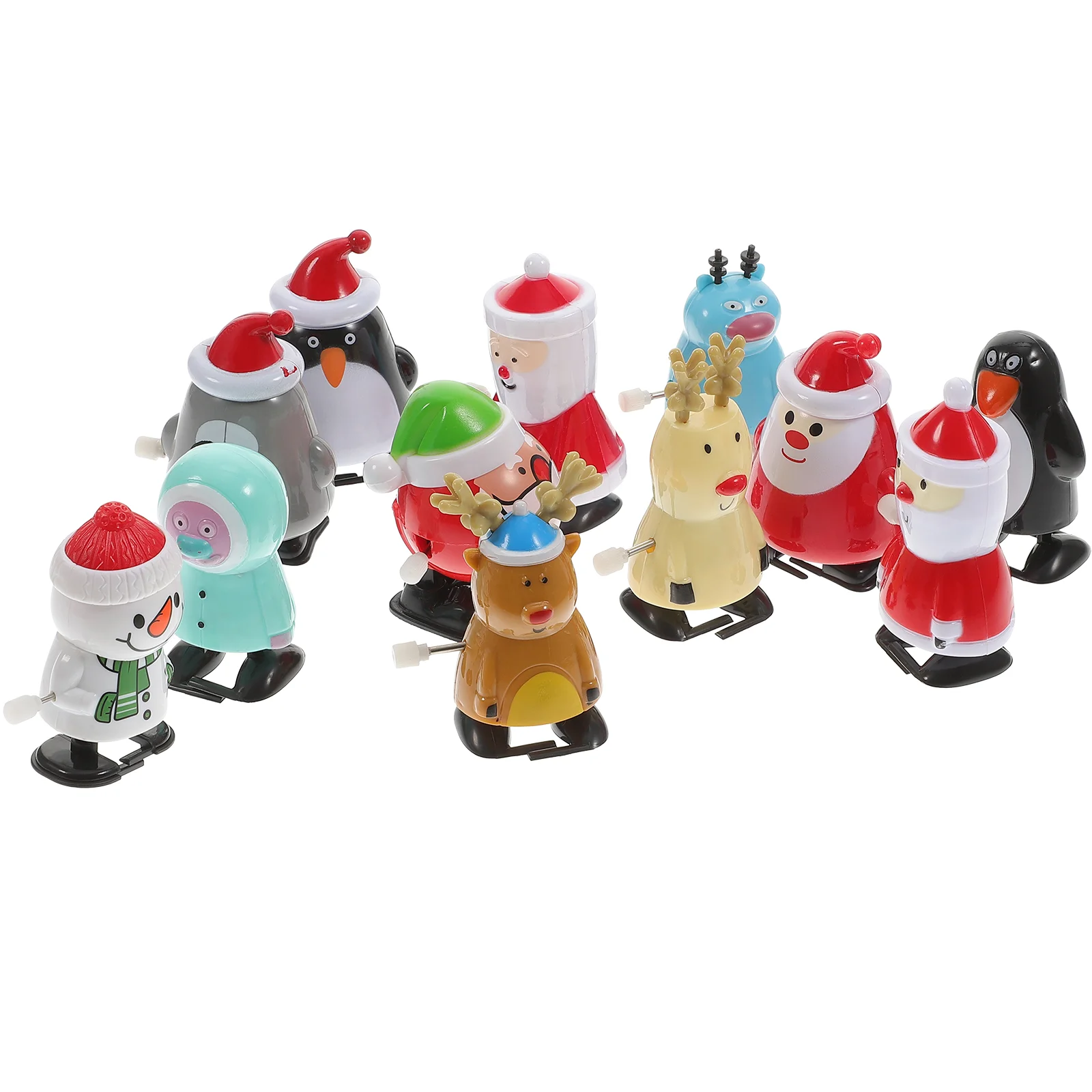 

Christmas Toys Clockwork Wind Toy Kids Santa Walking Party Stocking Favors Snowman Animal Stuffers Claus Carnival Prizes Elk