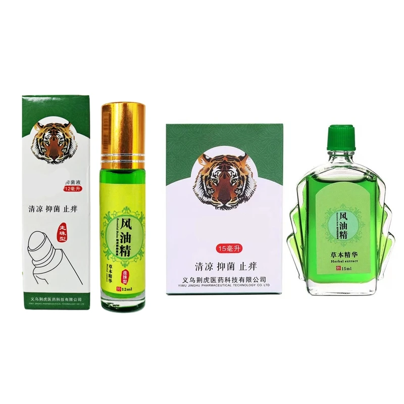

Balm Roll-on Tiger Wind Oil Essence Relieve Dizziness Headache Motion Sickness Refreshing Oil Prevent Mosquito Bites