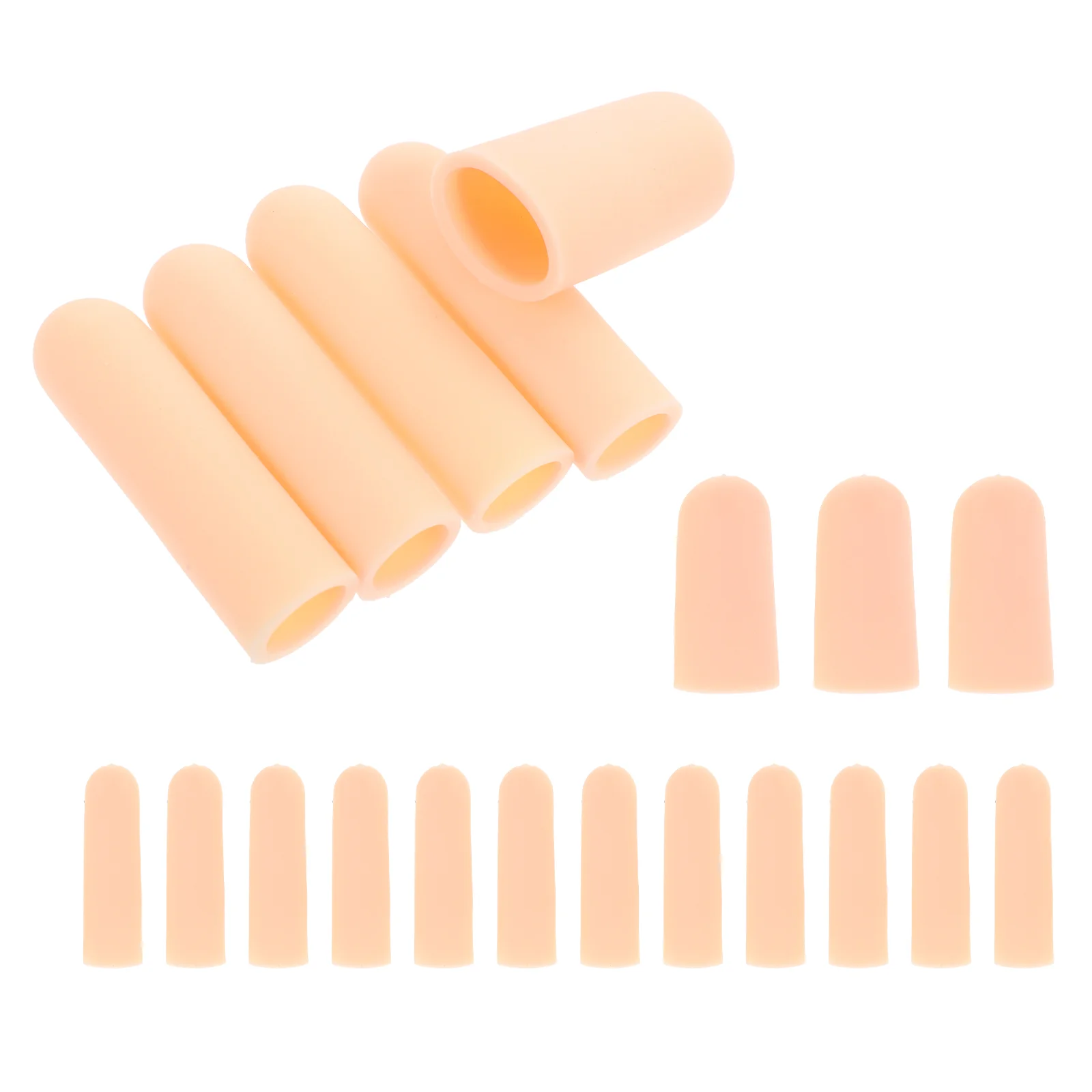 

Finger Covers Protectors Protector Cover Joint Protection Sleeve Silicone Sleevesrubber Fingertip Protecting Cots Gloves Cutting