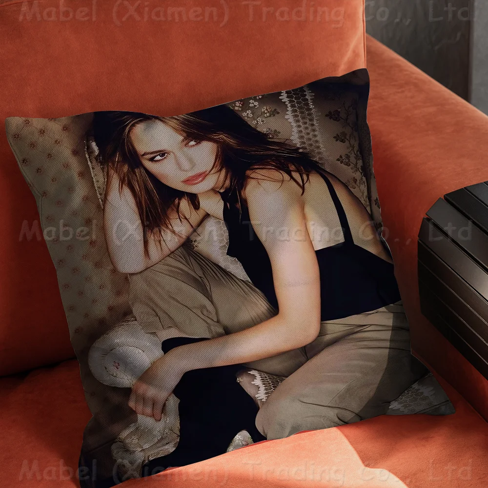 Keira Knightley Personalized Pillow Cover Kids Bedroom Wild Party Decor Pillowcase Kid Birthday Shower Gift
