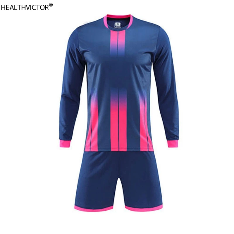 

Dry Sports Training Long Sleeve T-shirt Shorts Football Suits Kids Boys Girls Adults Men Women Soccer Uniforms Jersey Sets