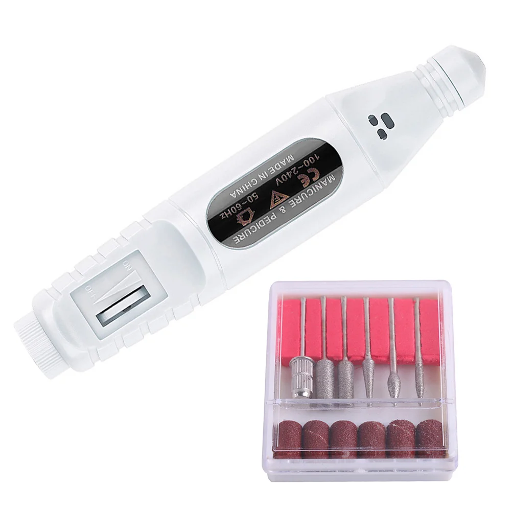 

1 Set Nail Polishing Tools Manicure Polisher Kit Electric Nail Shaper Kit DIY Nail Supplies