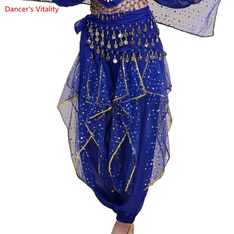 

Women Clothing Veil Belly Dance Trousers Tribal Pants Indian Dance Vientre Dance Clothes Practice Belly Dance Pants egypt