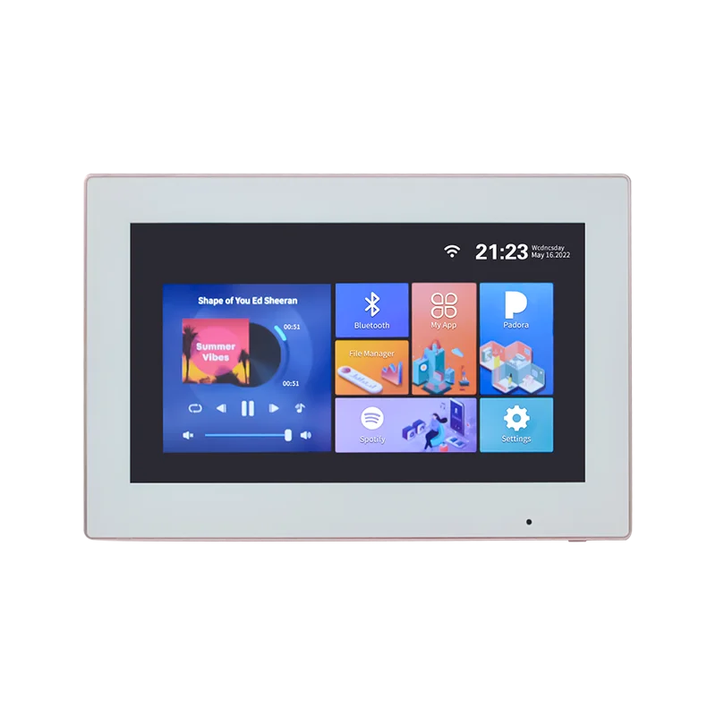 Настенный усилитель с сенсорным экраном и пультом дистанционного управления