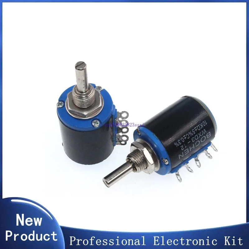 

WXD3-12-1W Multi-Turn Potentiometer Wirewound Resistance , for volume adjustme 100R 220R 1k 2.2k 3.3k 4.7k 10k 33k 47K