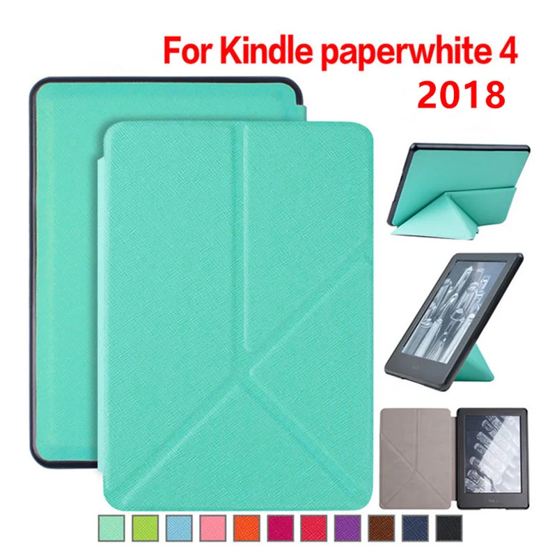 

for Amazon Kindle Paperwhite 4 2018 Release e-reader Magnetic Cover Funda For kindle paperwhite 10th PQ94WIF Protective Case
