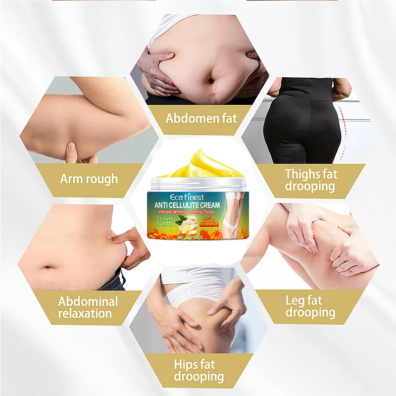 NEW 2022 Ginger Fat Burning Massage Creams Powerful Abdominal Muscle Cream Anti Cellulite Weight Loss Slimming |