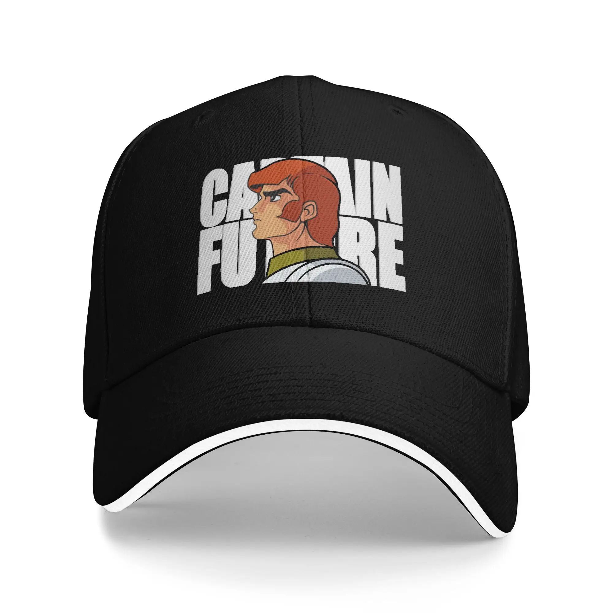 Фото Бейсболки с героями аниме и мультфильмов Captain Future, кепки для кемпинга, бейсболки для мальчиков, кепки с индивидуальным дизайном, женские спортивные кепки, кепки в стиле Dad Hat №1