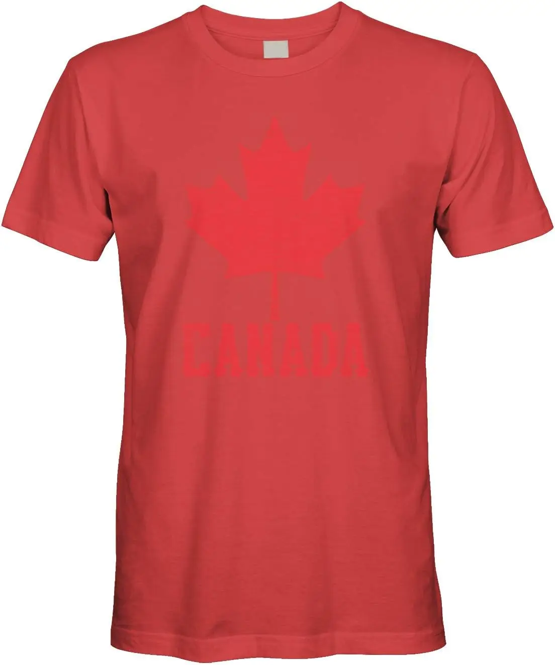 Мужская футболка с канадским флагом и Кленовым листом