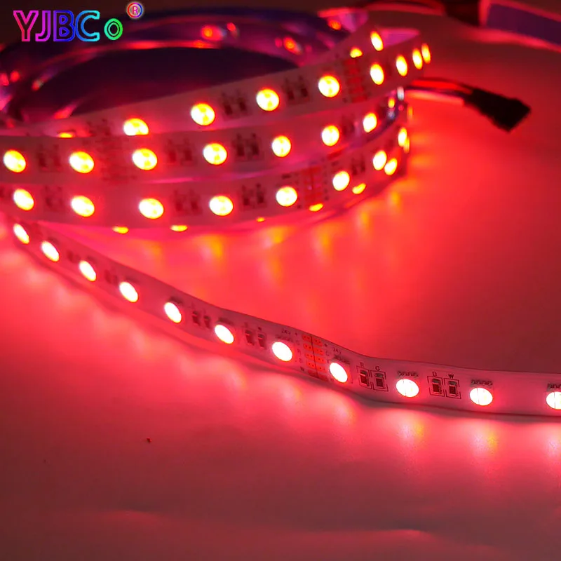 5м/лот 4 в 1 LED-лента RGBW/RGBWW DC12V 24V SMD 5050 гибкая лампа 60 светодиодов/м водонепроницаемая IP30/65/IP67 белая FPCB on.