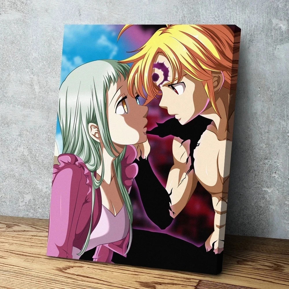 

Paintings Wall Art Seven Deadly Meliodas Elizabeth Liones Canvas Picture Print Posters No Frame For Living Room Home Decoration