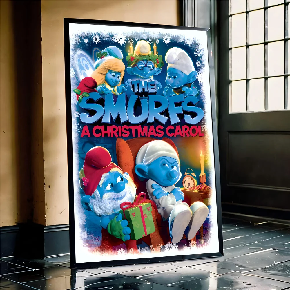 Винтажные постеры с рисунком S-Smurfs липкие ретро наклейки из крафт-бумаги сделай