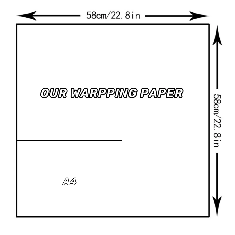 20 шт. однотонная бумага для упаковки цветов