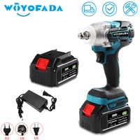 electric impact wrench 18v brushless wrench socket li ion battery hand drill installation power tools for makita 18v battery