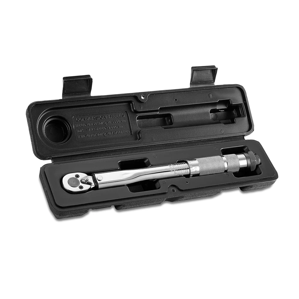 

Torque Wrench 1/4 Inch 5-25 Ratcheting Spanner Portable Bicycle Multifunctional Manual Repairing Tool with Storage Box