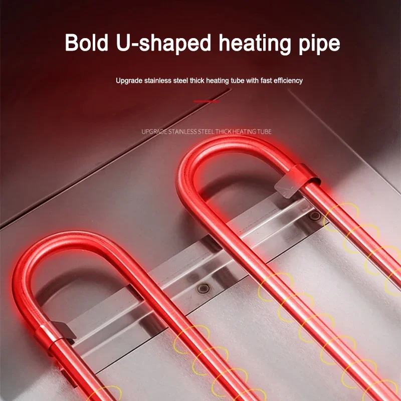 3000 Вт машина для жарки коммерческая электрическая фритюрница большой емкости