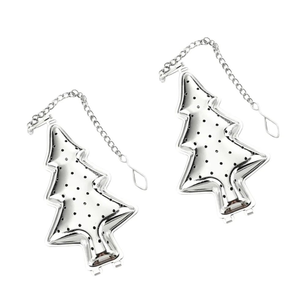 Чайник из нержавеющей стали 2 шт. чайник в форме рождественской елки заварочный