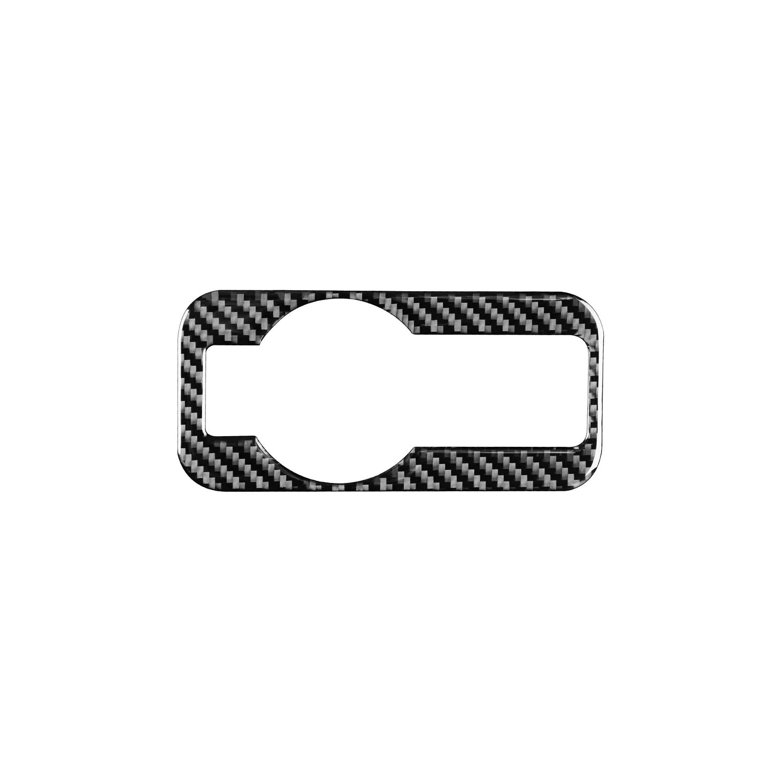

Fit For VW Touareg 11-18 Carbon Fiber Headlight Switch Frame Cover Trim Sticker