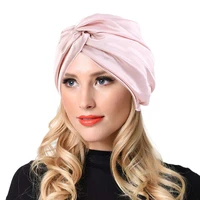 new double layer mulberry silk sleeping cap night silk sleep cap for women for hair care long hair elastic bonnet hat