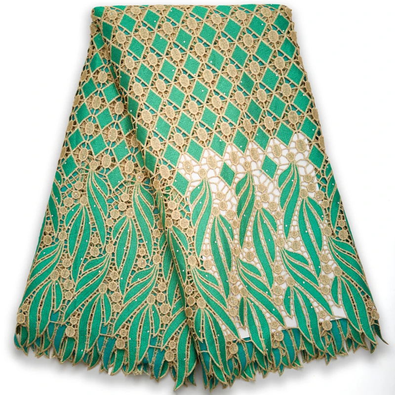 Нигерийская кружевная ткань 2024 высокое качество 5 ярдов белая гипюровая