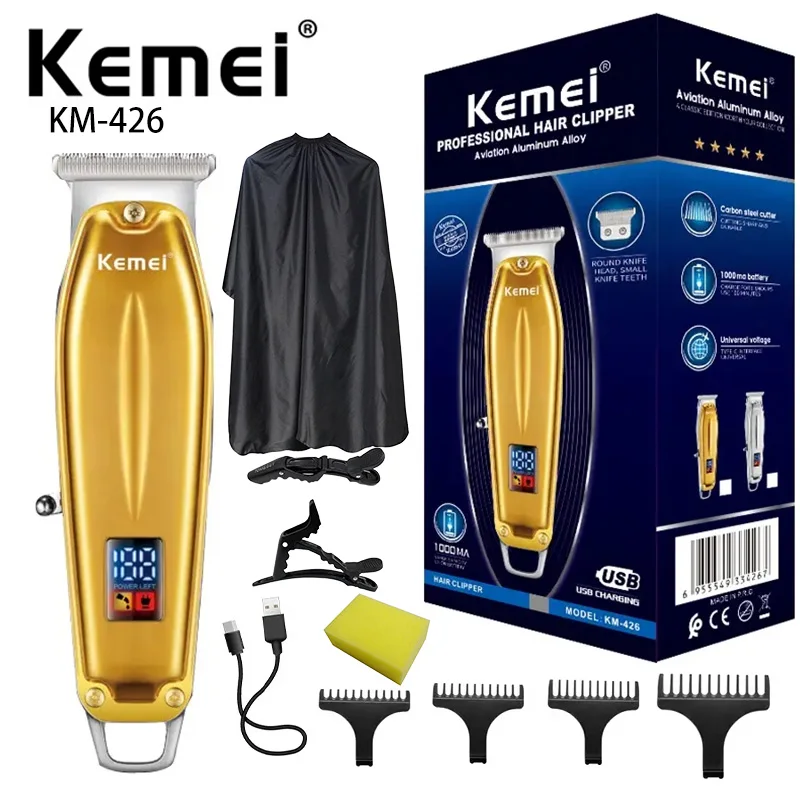 Kemei Km-426 Mini Design Engraving Shear Razor Hair Clipper Trimmer For Men