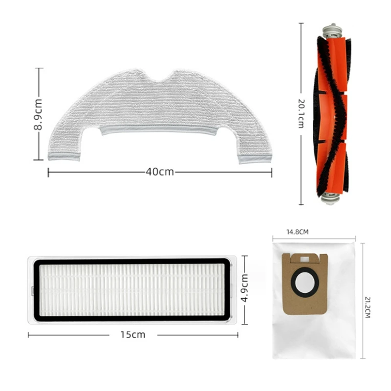 11 шт. для Dreame Bot D10 Plus RLS3D/Z10 Pro/L10 детали робота-пылесоса аксессуары основная боковая