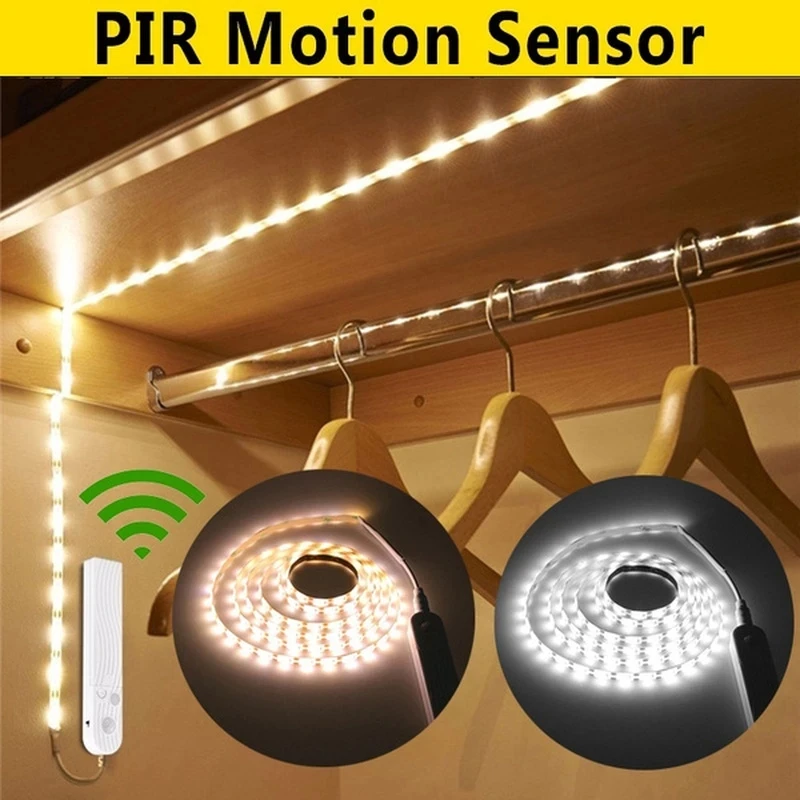 

1/2/3 Meter Sensor Night Lights IP65 Infrared Automatic Sensor Light Switch Night Lamp for Home Closet Cabinet Wardrobe Cupboard