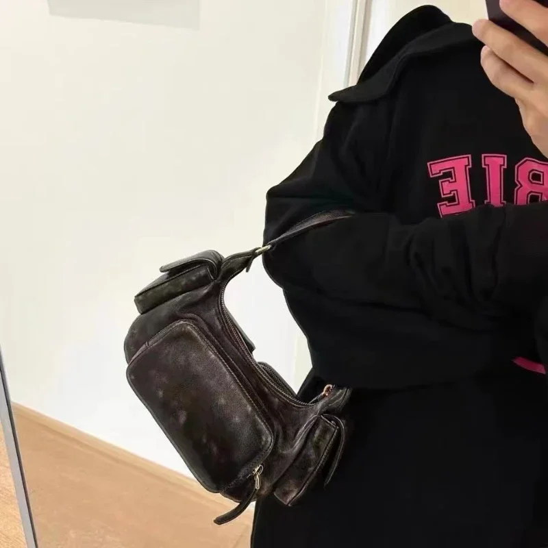 Женская винтажная сумка через плечо