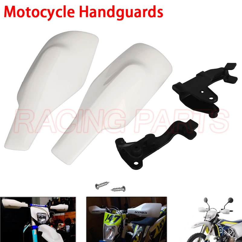 

Motocycle Handguards Hand Guards white Handlebar for Husqvarna TE250 2016 2017 2018 FC TC FE TE FX TX 125 250 300 350 450