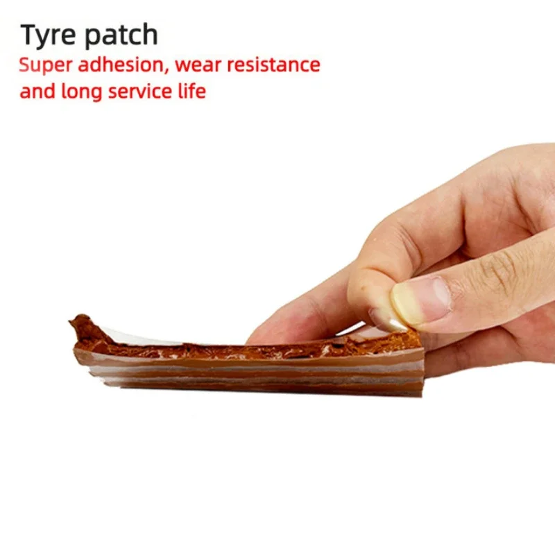 Motorcycle Tire Repair Kit car Puncture Plug Tools Tyre Emergency for Strips Stirring Glue Tool