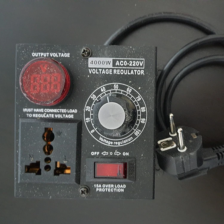 

4000W 220V 16A Adjustment controller Voltage temperature speed Luminosity Thyristor SCR Regulator