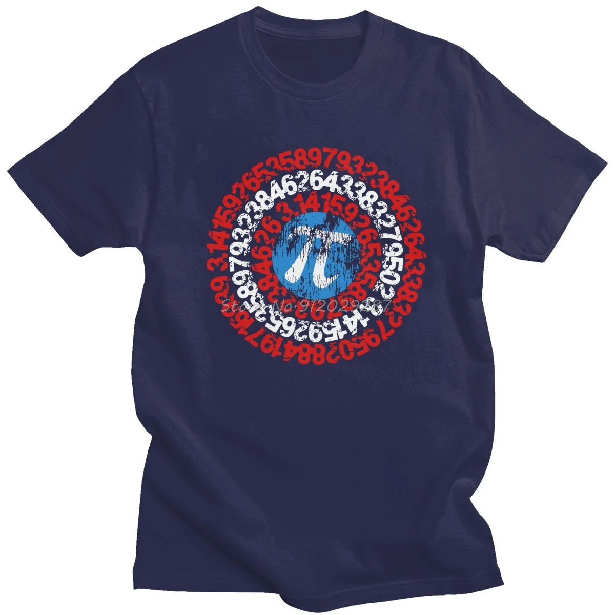 

Stylish Mathematician Captain Pi T-shirt Men Vintage Superhero Math Nerd Geek Pi Day T Shirt Short Sleeved Summer Cotton Tee Top
