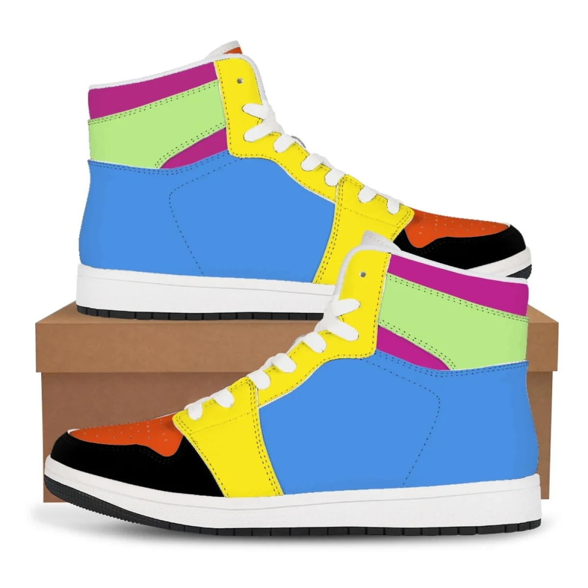 Кеды мужские кожаные высокие кроссовки повседневная холщовая обувь под заказ