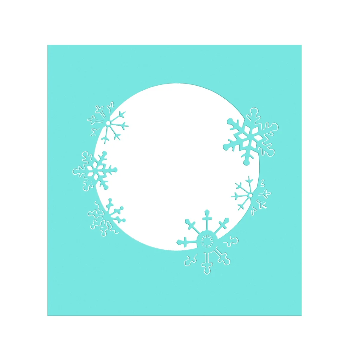 Обложка Скрапбукинг снег Снежинка венок узор металлические Вырубные штампы