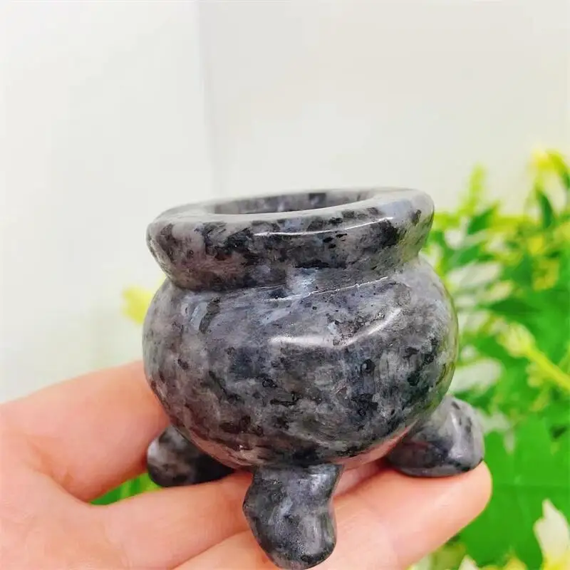 Подсвечник кварцевый с натуральным кристаллом 4 8 см