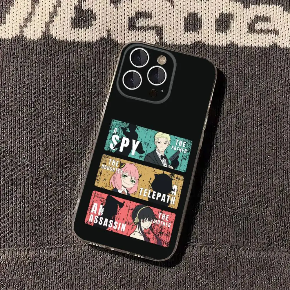 Чехол для телефона SPY x Family-g для iPhone 17, 16, 15, 14, 13, 12, 11 Pro, Max, Plus, X, XS, XR, SE4, E Mini, прозрачный, мягкий (art.: 3920dc6d943ed) - 3920dc6d943ed