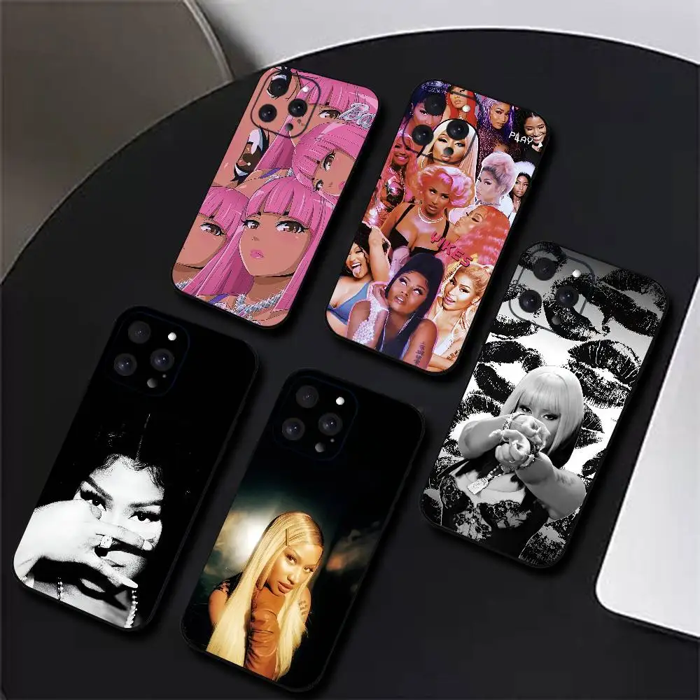 Фото Горячая новинка: Чехол для телефона N-Nicki M-Minaj, черный, силиконовый, мягкий, для iPhone 17, 16, 15, 14, 13, 12, 11, Air, Pro, Max, Plus. Хит продаж! №3
