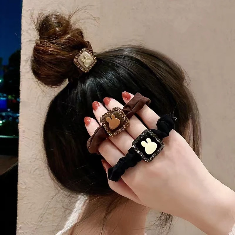 

Ins простая повязка для головы темпераментная повязка на голову Joker корейская мода новые волосы грубая кожа Натяжной мяч головка аксессуары ...