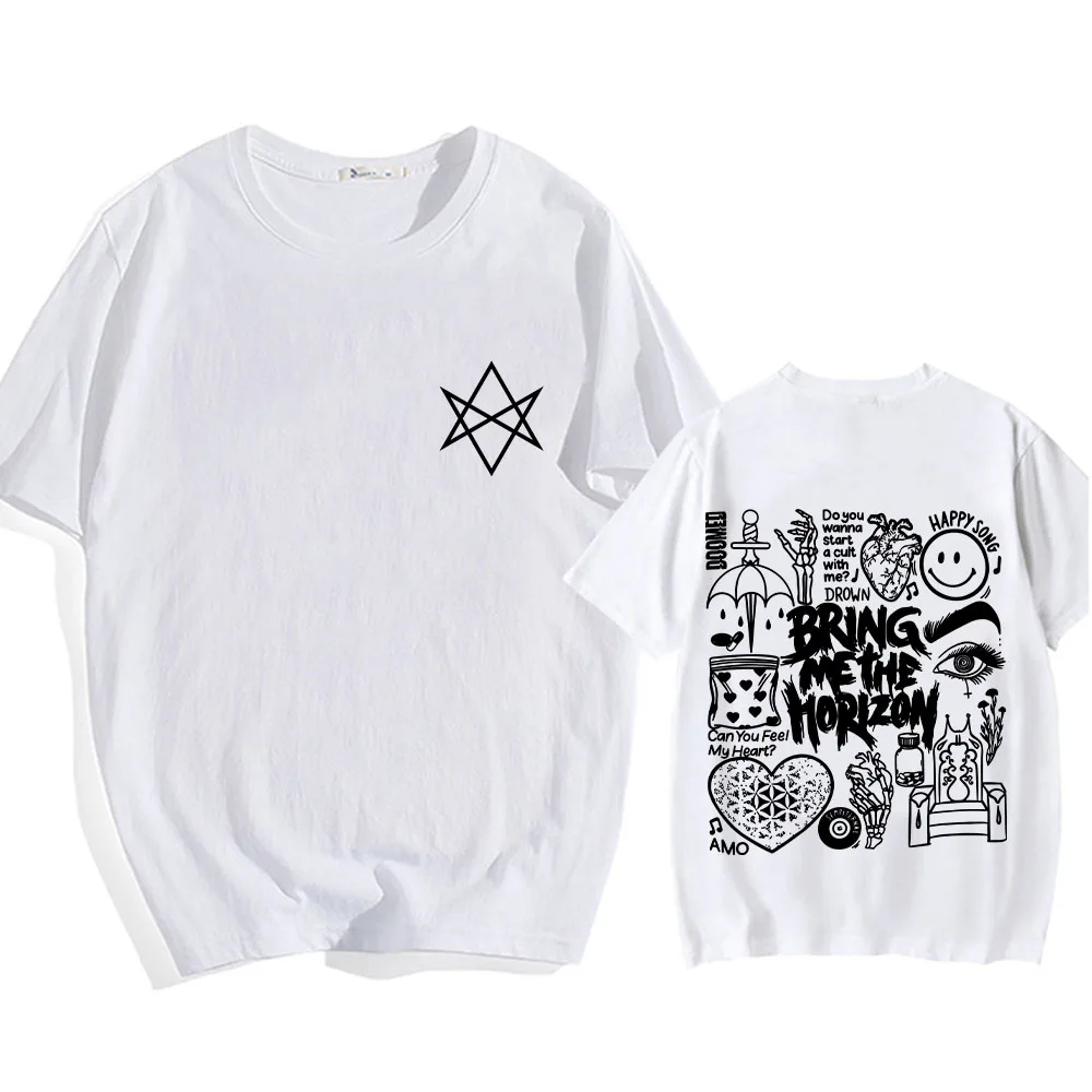 Футбольная майка BringMeTheHorizon BMTH уличная одежда унисекс хлопковая футболка с