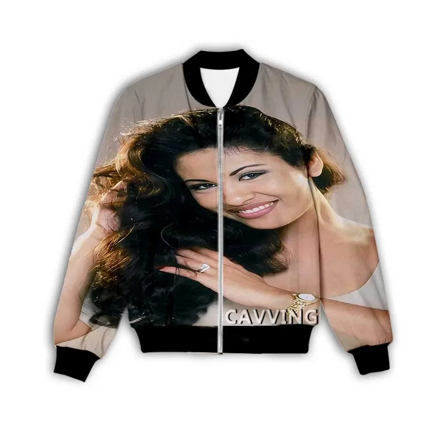Новая модная женская/мужская куртка-бомбер на молнии с 3D принтом Селена