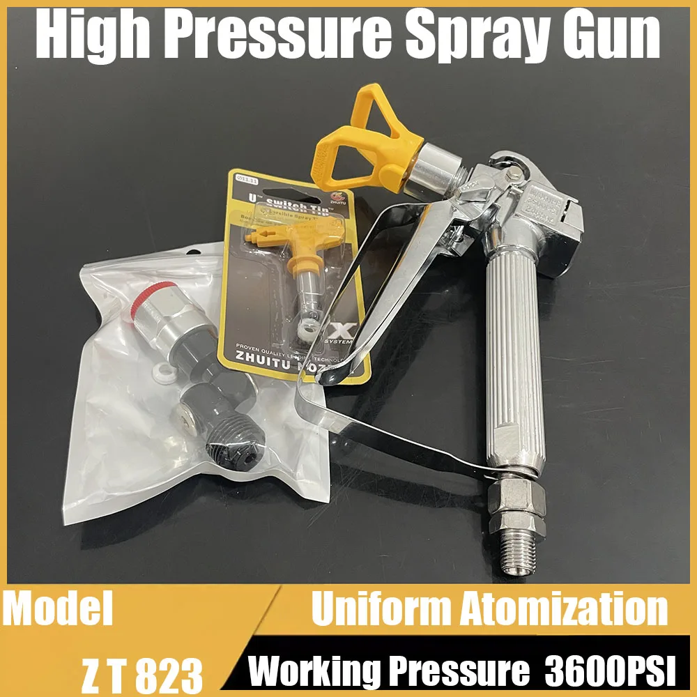 Пистолет-распылитель высокого давления Z T823 1/4 оснащенный соплом 517 рабочее