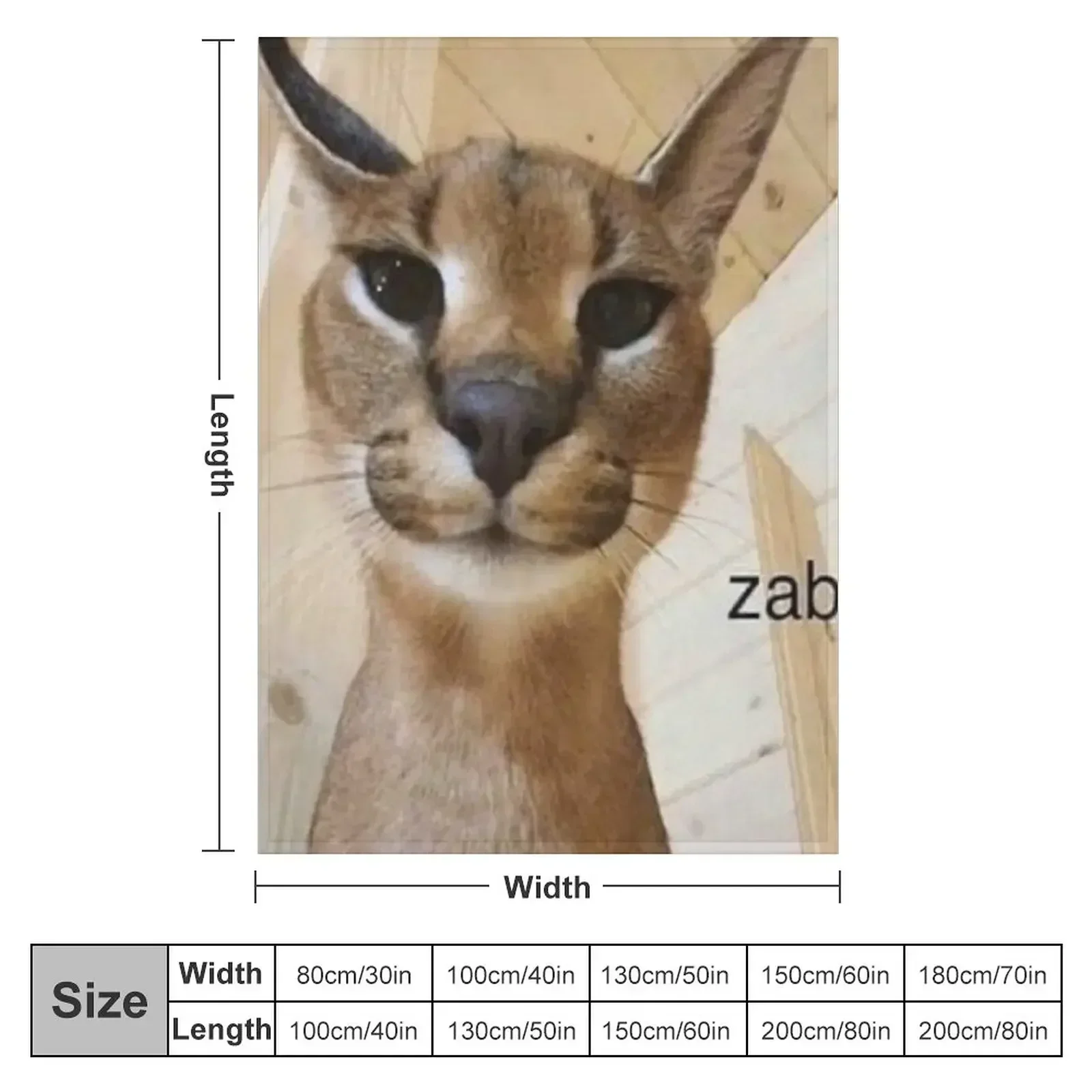 Одеяло Zabloing Floppa движущееся одеяло для диванов теплое зимнее