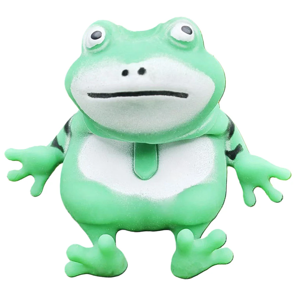 

Restless Small Frog Toy Pressure Kids Toys Portable Fidget Stretchy Funny Squeeze Filling Relief Gifts