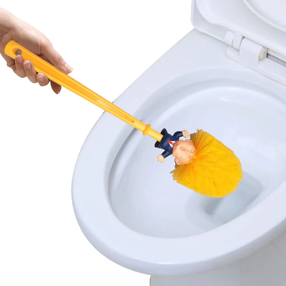 Щетка для унитаза Donald Trump с держателем щетка чистки ванной комнаты забавная